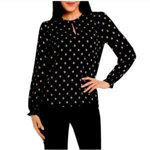 Ted Baker Black with Dainty Daisy Print Long sleeves prìnt